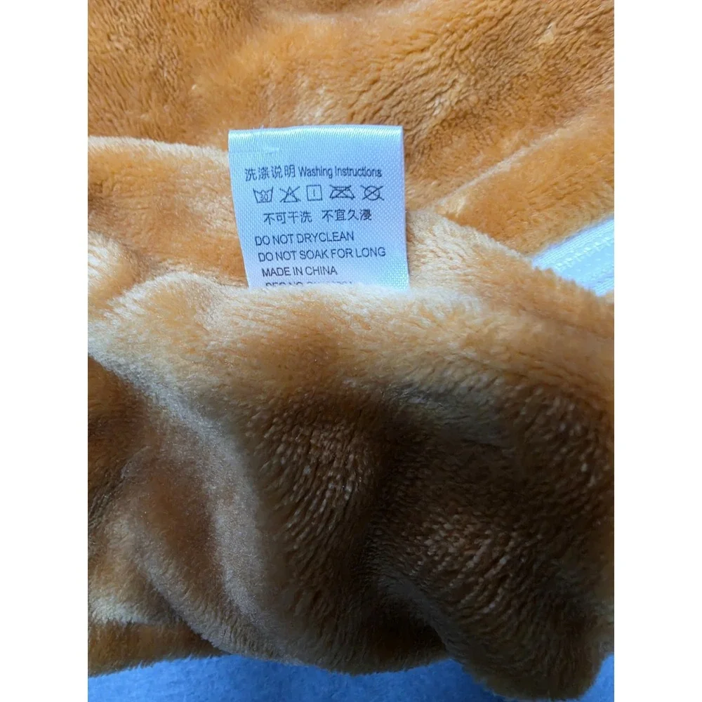 Brown Plush Full Body Hooded Puppy Costume Jumper Size 0-3M New Halloween